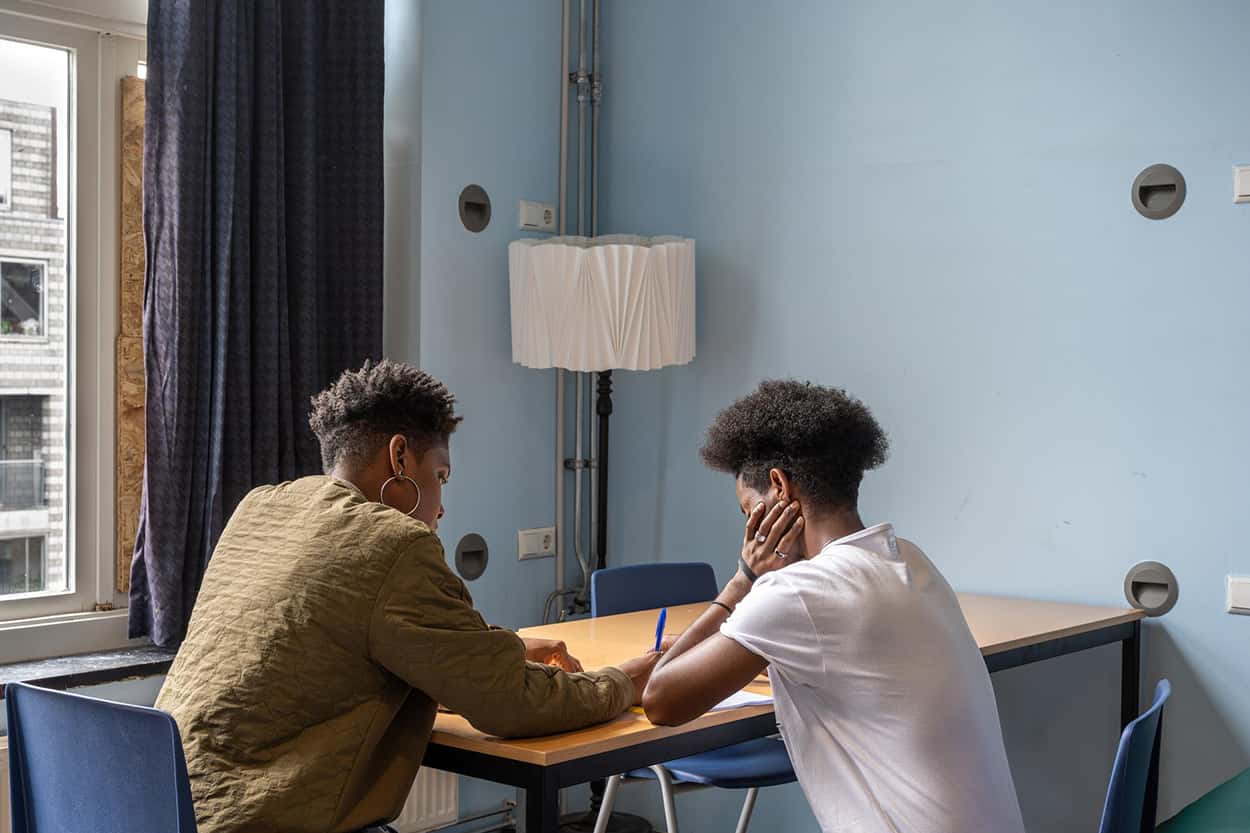 tafelgesprek bewoner coa